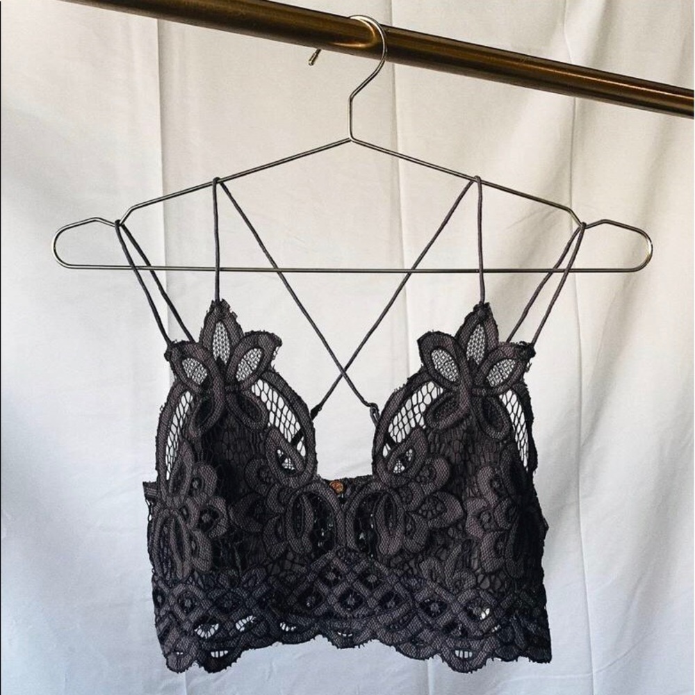 {Free People} FP One Black Adella Bralette